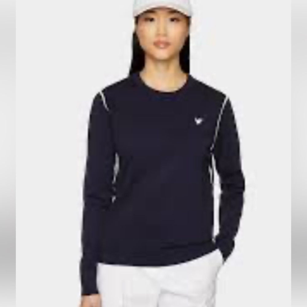 Tilley loves golf classic crewneck golf sweater